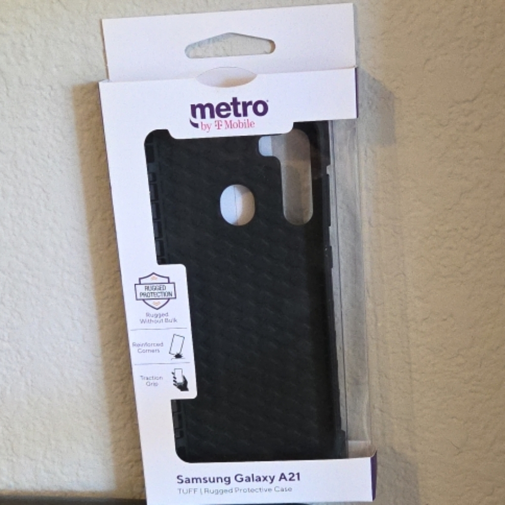 Metro Carbon Black Case for Samsung Galaxy A21